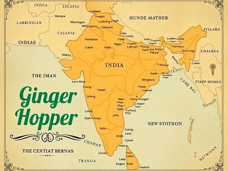 Ginger Hopper India Map